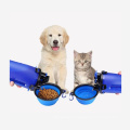 2in 1 Pet Food Container with Collapsible Bowl